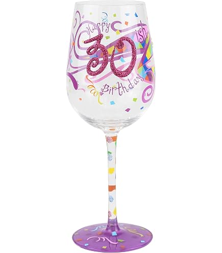 Amazon.com: TOP SHELF 30-ish Birthday Wine Glass – Unique Gift